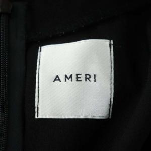 Ameri VINTAGE オーバーオール オールインワン 半袖 パンツ ワイド 黒 ブラック
