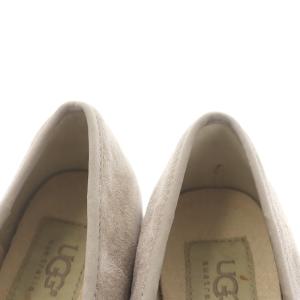 UGG australia SEA GLISTEN スリッポン スエード レザー ラインストーン アシンメトリー US5.5 22.5cm グレージュ