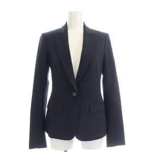 Theory URBAN ジャケット×スカート セットアップ 上下 スーツ テーラードジャケット ひざ丈スカート 00 黒 ブラック