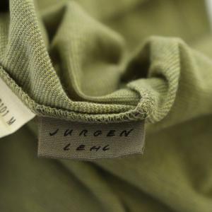 JURGEN LEHL 22年 オバケシリーズ Tシャツ カットソー 半袖 総柄 コットン M 黄緑 イエローグリーン