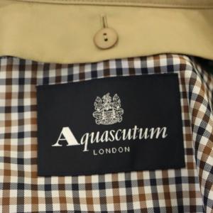 Aquascutum トレンチコート ロング ベルト ライナー付き 6 ベージュ