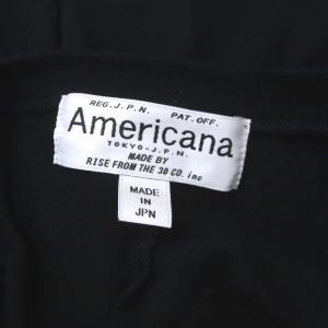 AMERICANA AMEY コットン Tシャツ オーバーサイズ 半袖 黒 ブラック