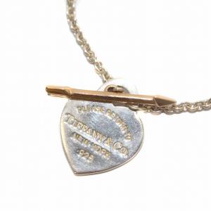 TIFFANY&Co. リターントゥティファニー ラブストラック ハートタグ Ag925 Au750 シルバー