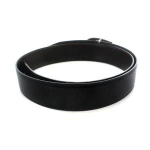 GUCCI ベルト インターロッキングG レザー 75/30 黒 ブラック OH