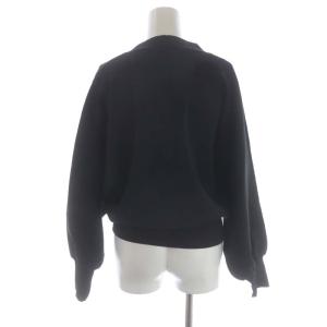 ADORE 23SS ドライストレッチニットトップス セーター 長袖 Vネック ドルマンスリーブ 38 黒 ブラック