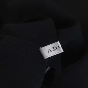 ADORE 23SS ドライストレッチニットトップス セーター 長袖 Vネック ドルマンスリーブ 38 黒 ブラック