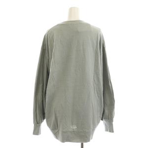 AMERICANA ロングスリーブTシャツ カットソー クルーネック プルオーバー グレー