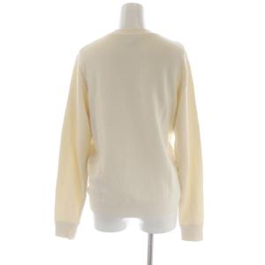 LOEWE アナグラム ロゴ 刺繍スウェット トレーナー カットソー 長袖 XS アイボリー