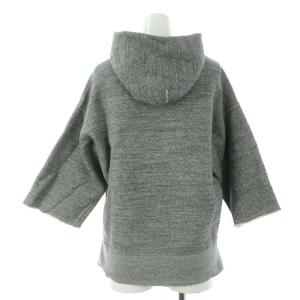 DRESSTERIOR 裏毛プルオーバーパーカー スウェット コットン グレー