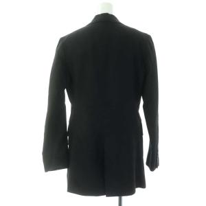 Deuxieme Classe テーラードジャケット アウター 総裏地 ウール シルク混 38 黒 ブラック