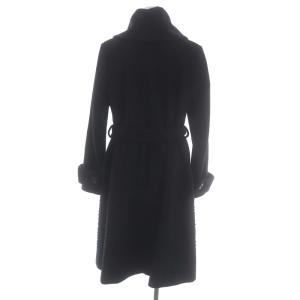 Lois CRAYON ロングコート ショールカラー アウター ウール M 黒 ブラック