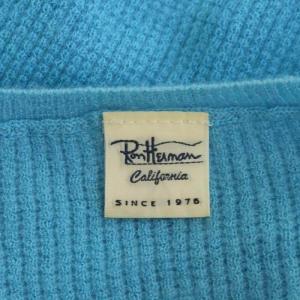 Ron Herman カシミヤ ニット セーター 長袖 S ターコイズブルー