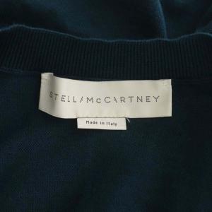 STELLA McCARTNEY シルク Vネック ニット カットソー 長袖 42 緑 グリーン