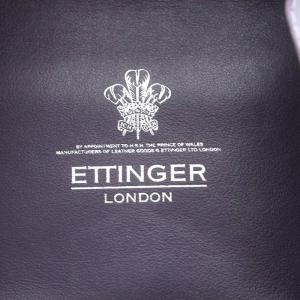 ETTINGER コインケース レザー 黒 ブラック AD