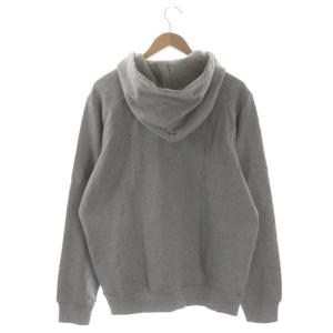 DIESEL S-GIRK-HOOD-CUTYプルオーバーパーカー 長袖 プリント L 杢グレー