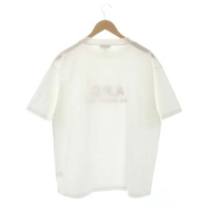A.P.C. ロゴ刺繍Tシャツ 半袖 カットソー L 白 モカ ホワイト