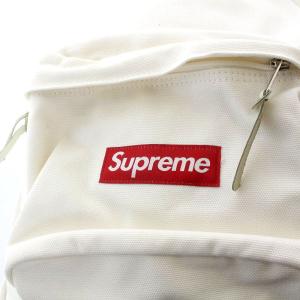 Supreme Canvas Backpack リュックサック デイパック キャンバス ホワイト
