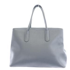 FURLA TESSA トートバッグ ハンドバッグ ストラップ レザー 青 ブルー