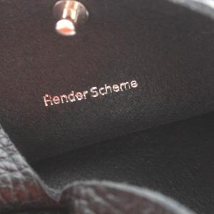 Hender Scheme ONE PIECE BAG SMALL ハンドバッグ レザー 黒 ブラック