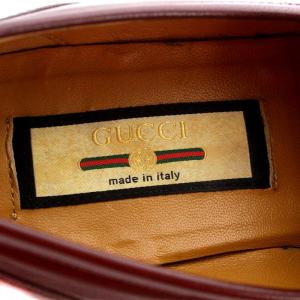 GUCCI ローファー ホースビット レザー 35.5 22.5cm 茶 ブラウン 660819