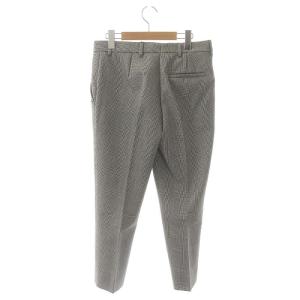 miumiu テーパードパンツ 千鳥格子 38 グレー