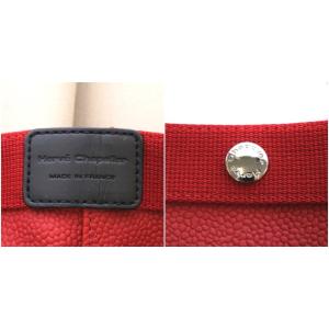 Hervé Chapelier 707GP リュクス舟型トートM ハンドバッグ パプリカ×パプリカ