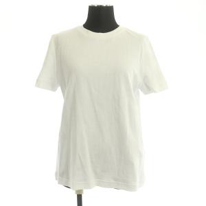 ナイロン混コンパクトTシャツ カットソー 半袖 クルーネック ストレッチ 38 白 ホワイト