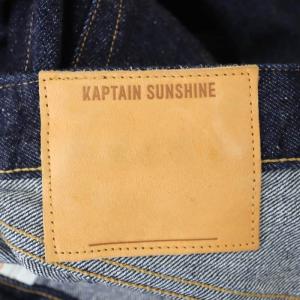 KAPTAIN SUNSHINE 5P Zipper Front Denim Pants デニム パンツ テーパード 30 ネイビー