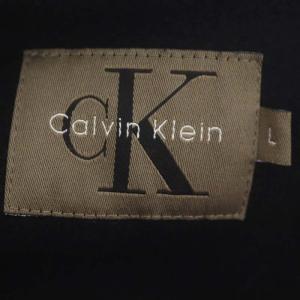 Calvin Klein ダッフルコート ロング アウター ウール L 黒 ブラック