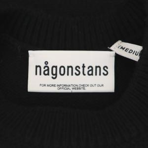 nagonstans 23SS 2way vest ベスト ニット プルオーバー M 黒 ブラック
