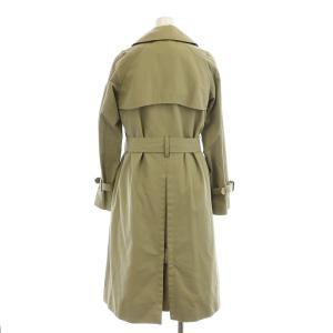 Drawer ライナー付 コットンツイル トレンチコート ロング 36 カーキベージュ