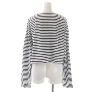 PRADA 22SS 34628 カットソー ボーダー XS ホワイト