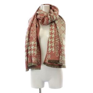 Christian Dior ストール マフラー カナージュ ピンク