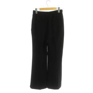 EVERYDAY I LIKE イージーフレアパンツ 38 黒 ブラック