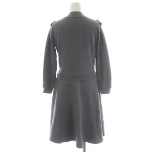 Chesty 21SS ワンピース ミニ 長袖 フラワーモチーフ 1 グレー