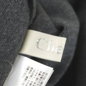 Chesty 21SS ワンピース ミニ 長袖 フラワーモチーフ 1 グレー