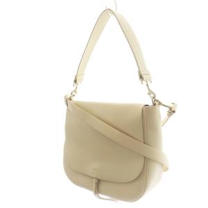 Theory ワンハンドルバッグ ハンドバッグ ショルダーバッグ 2WAY レザー アイボリー