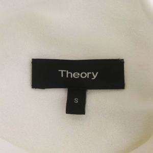 Theory COMPACT CREPE SEAMLESS PUFF T パフスリーブ ニット カットソー 七分袖 S 白 ホワイト