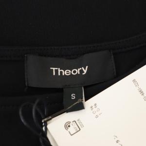 Theory 21SS GYM 2 MIDDLE STRAP ノースリーブ カットソー タンクトップ ナイロン S 黒 ブラック