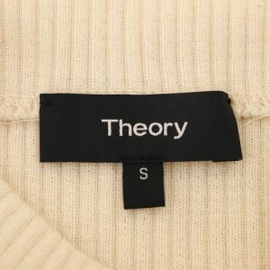 Theory SWEATER RIB KNIT 2 SL COMBO TUNIC ニット 切替 ノースリーブ チュニック ハイネック S
