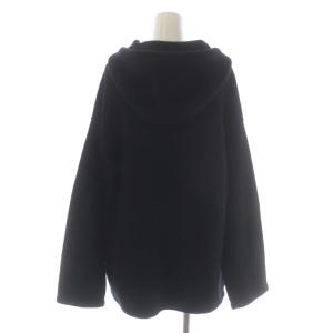 Theory 店舗限定 FELTED WOOL CASH OVERSIZE HOODIE フード付きカーディガン 長袖 ジップアップ ウール