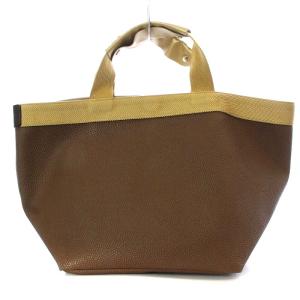 Hervé Chapelier 707GP リュクス舟型トートトートバッグ ハンドバッグ コーテッドキャンバス トープ M ゴールド