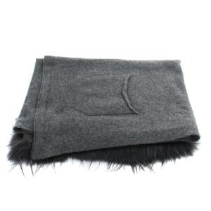 ADORE カシミヤ ニット ロングショール 38 M グレー