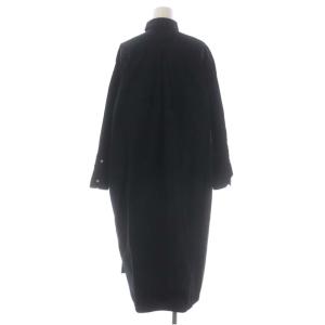 TICCA スクエアビックロングシャツワンピース 長袖 F 黒 ブラック