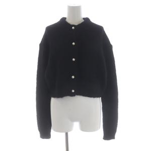 PETIT CD MOHAIR ニットカーディガン S ブラック