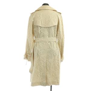 Grace Class 総レース トレンチコート ロング ベルト付 38 ベージュ