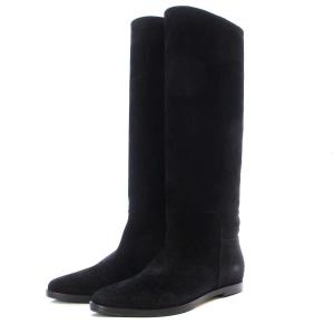 BRENTA 21AW LONG SUEDE BOOTS フラット 38 ブラック