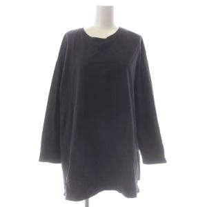 アパルトモン L'Appartement クルーネックカットソー Tシャツ 長袖 チャコールグレー