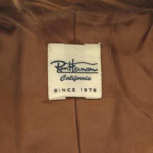 Ron Herman フェイクファージャケット アウター ショート丈 XS 茶 ブラウン