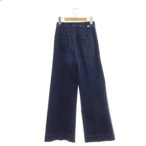 MOTHER デニムワイドパンツブーツカット WIDELEG GREASER ジーパン ジップフライ 24 XS 紺 ネイビー